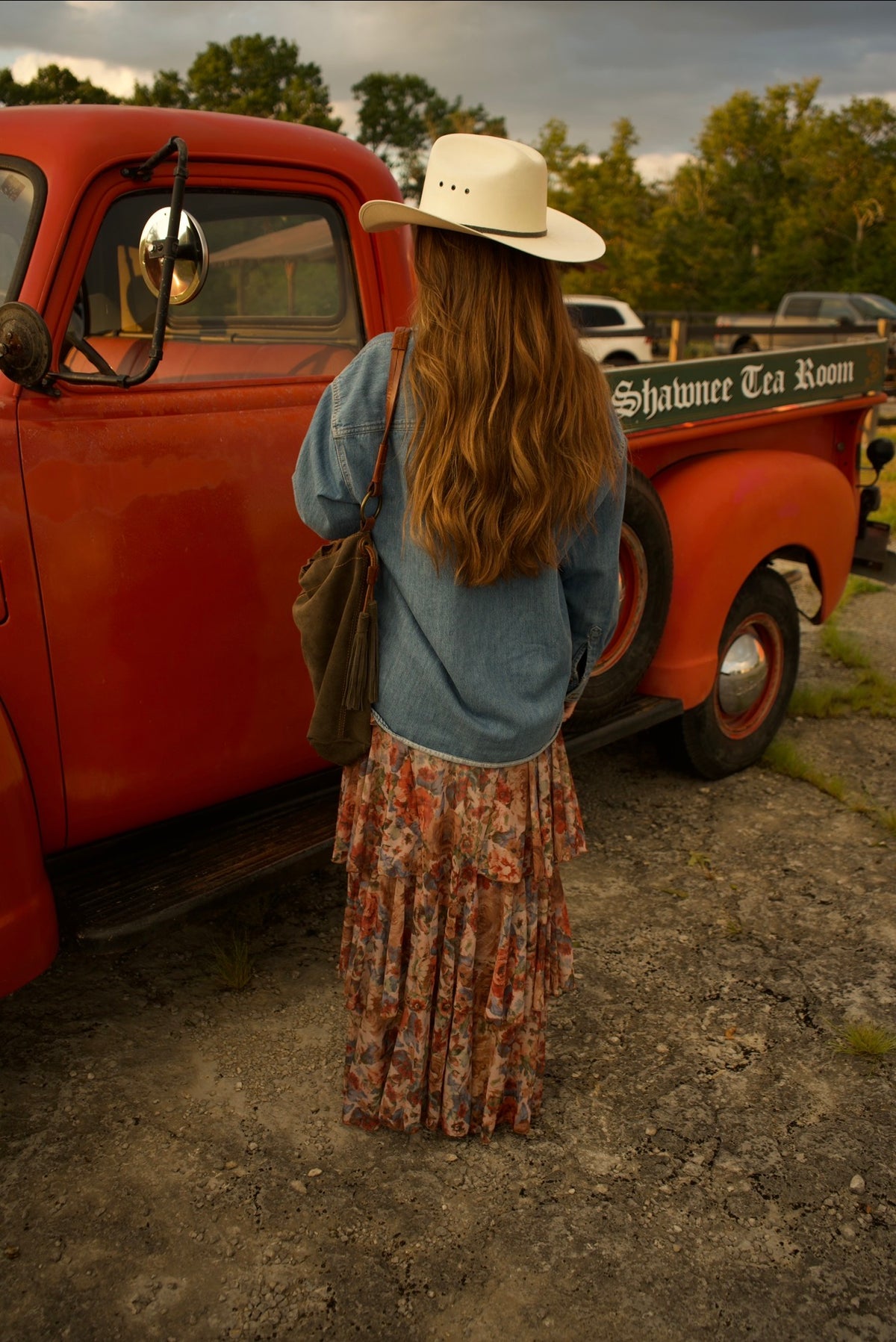 CARTER FLORAL MAXI SKIRT