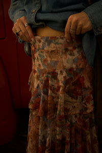 CARTER FLORAL MAXI SKIRT