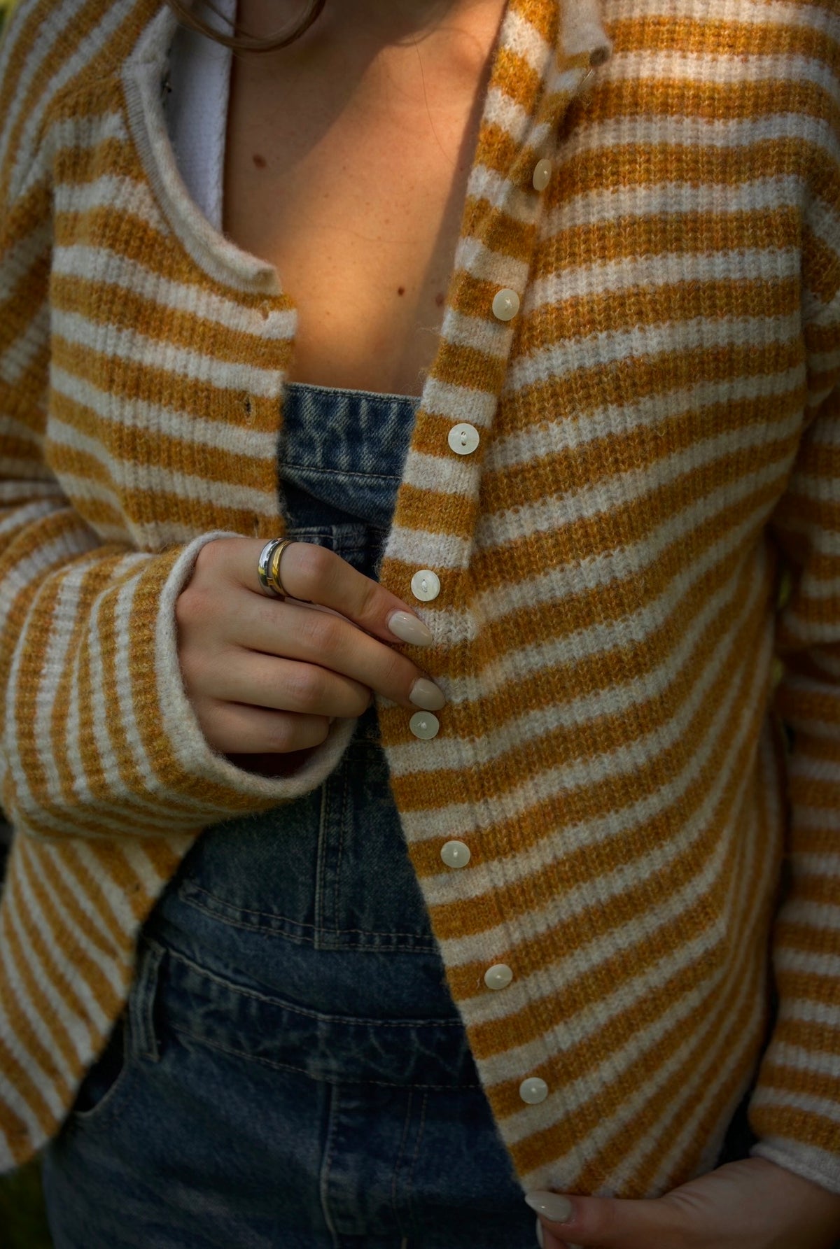 JANE STRIPED CARDIGAN