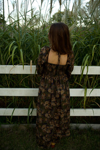 VINTAGE FLORAL MAXI DRESS